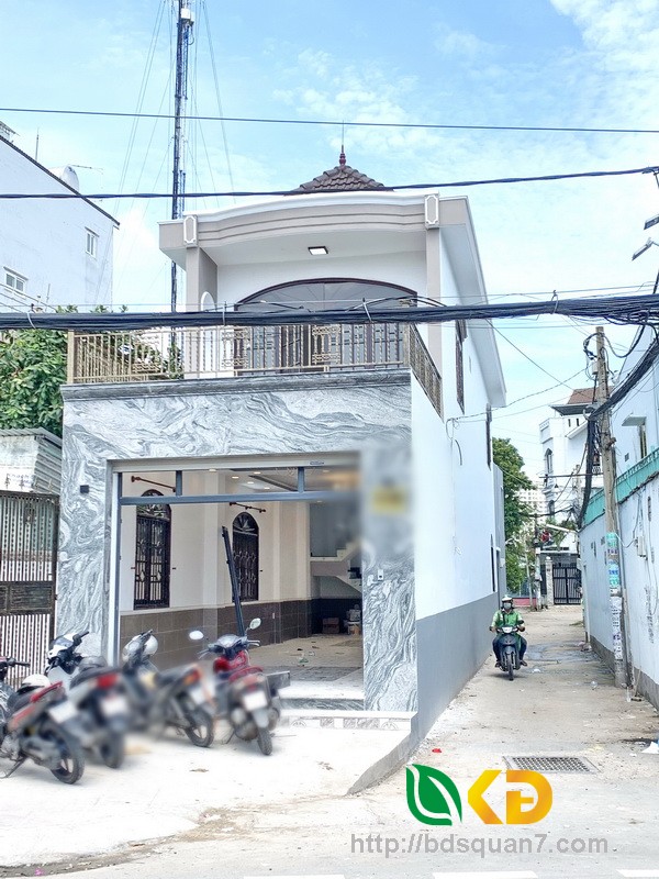 Bán nhà 1 lầu mới đẹp góc 2 mặt tiền Huỳnh Tấn Phát quận 7.